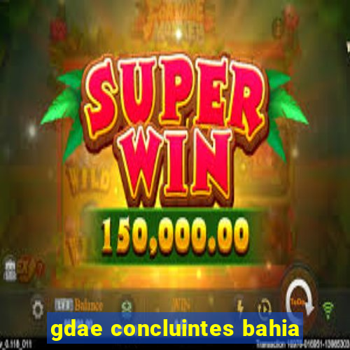 gdae concluintes bahia